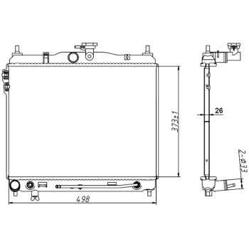 PLEXUS RADIATOR (RDHY0001A)