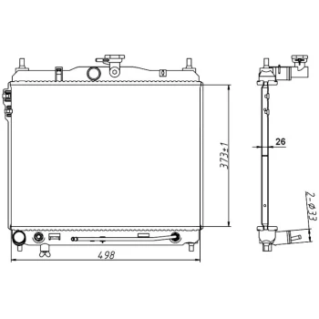 PLEXUS RADIATOR  (9115000261)