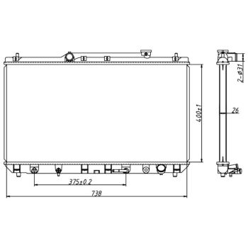 PLEXUS RADIATOR (RDTA0271A)