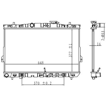 PLEXUS RADIATOR (RDHY0080)