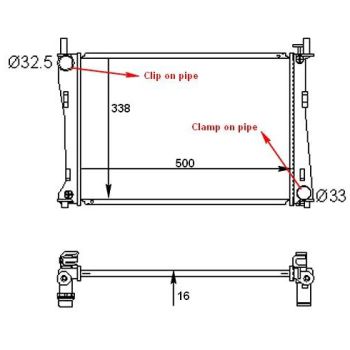 PLEXUS RADIATOR (RDFD0221)