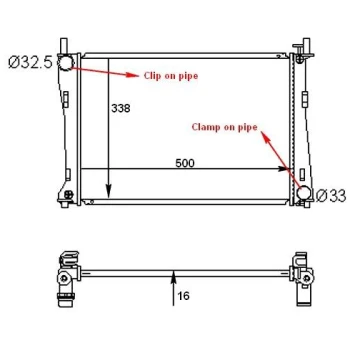 PLEXUS RADIATOR  (9115000271)