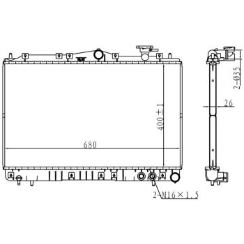 PLEXUS RADIATOR (RDHY0100)