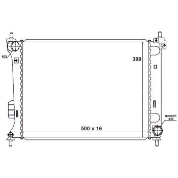 PLEXUS RADIATOR (RDHY0170)