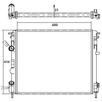 PLEXUS RADIATOR (RDRN0100A)