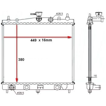 PLEXUS RADIATOR (RDNN0040)
