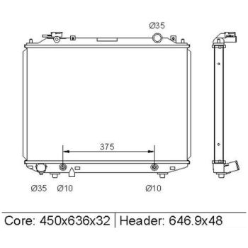 PLEXUS RADIATOR (RDMZ0260A)