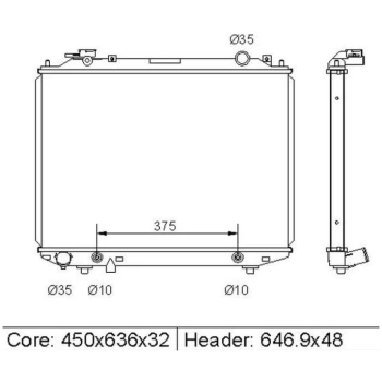 PLEXUS RADIATOR (9115000301)