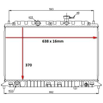 PLEXUS RADIATOR (RDKI0012)