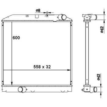 PLEXUS RADIATOR (RDTAA0522C)