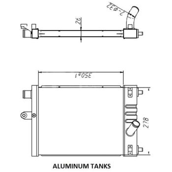 PLEXUS RADIATOR (RDTA0650D)