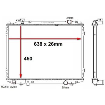 PLEXUS RADIATOR (RDMZ0230B)