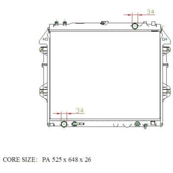 PLEXUS RADIATOR (RDTA0420A)