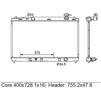 PLEXUS RADIATOR (RDTA0273)