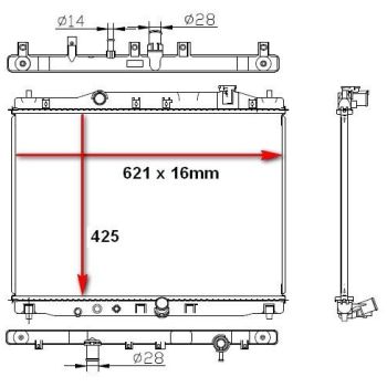 PLEXUS RADIATOR (RDHD0051)
