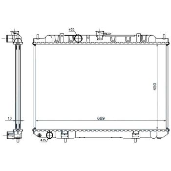 PLEXUS RADIATOR (RDNN0430B)