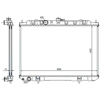 PLEXUS RADIATOR  (9115000321)