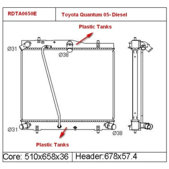 PLEXUS RADIATOR (9115000323)