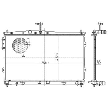 PLEXUS RADIATOR (RDHY0601)