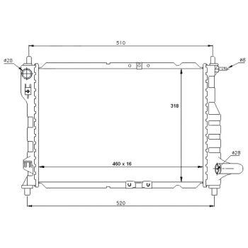 PLEXUS RADIATOR (RDCV0030)