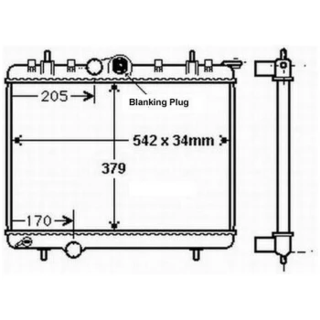PLEXUS RADIATOR  (9115000327)