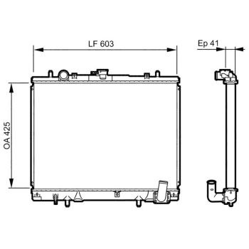 PLEXUS RADIATOR (RDMI0100C)
