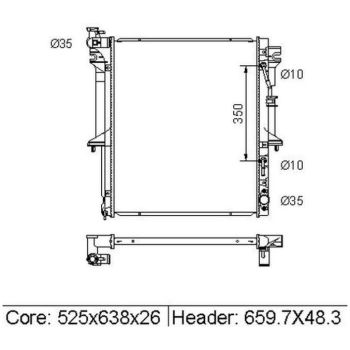PLEXUS RADIATOR (RDMI0112C)