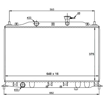 PLEXUS RADIATOR (RDHY0030)