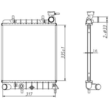 PLEXUS RADIATOR (RDHY0020)