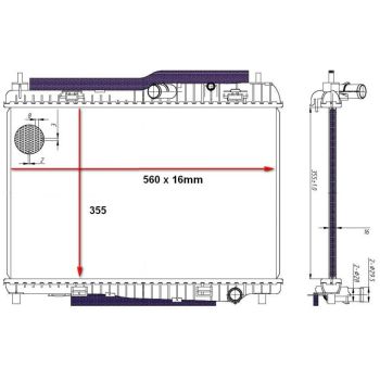 PLEXUS RADIATOR (RDFD0223)