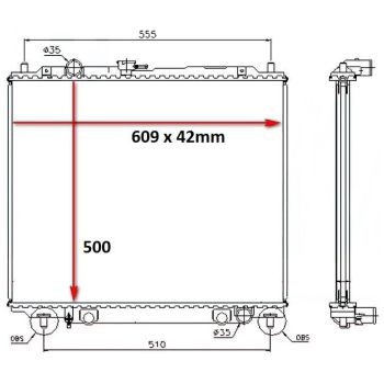 PLEXUS RADIATOR (RDMI0300)