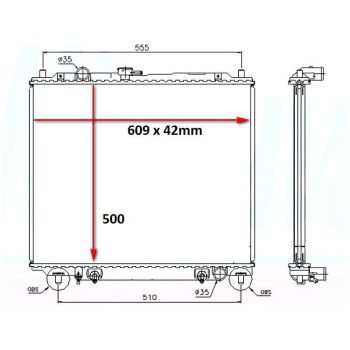 PLEXUS RADIATOR (RDMI0300A)