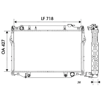 PLEXUS RADIATOR  (9115000340)