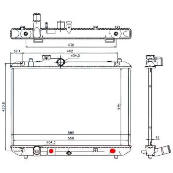 PLEXUS RADIATOR (RDSZ0001A)