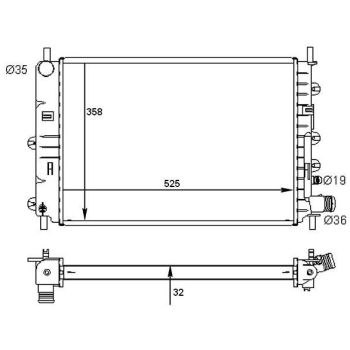 PLEXUS RADIATOR (RDFD0030)