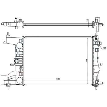 PLEXUS RADIATOR (9115000979)