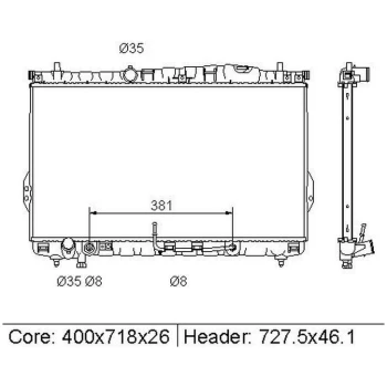 PLEXUS RADIATOR  (9115000990)