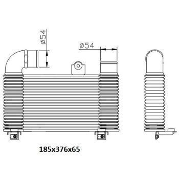 PLEXUS Intercooler (RICTA0650)