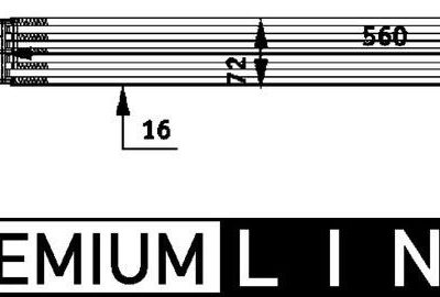 MAHLE Oil Cooler (CLC48000P)