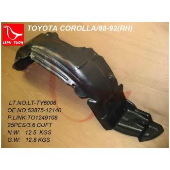 AMOURTEC FRONT FENDER LINER RIGHT  (TA0080FD20)