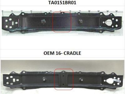 ARMOURTEC Front Bumper Reinforcement (TA0151BR01)