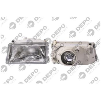 DEPO Head Lamp Left (661-1106L-RD-E)