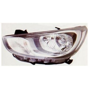 DEPO Head Lamp Left (221-1160L-RD-E2)