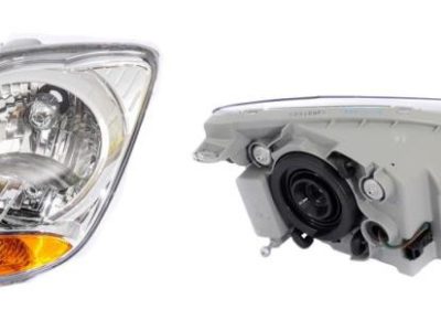 DEPO Head Lamp Left (222-1118L-RD-EM)