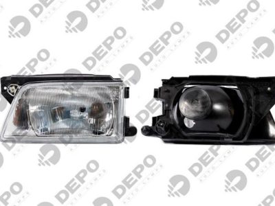 DEPO Head Lamp Left (442-1101L-RD-E)