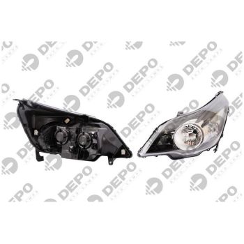 DEPO Head Lamp Left (235-1108L-RD-E2)