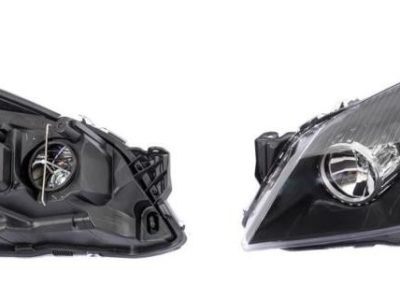 DEPO Head Lamp Left (442-1140L-RD-EM)