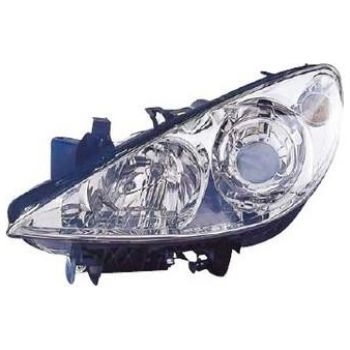 DEPO Head Lamp Left (550-1137L-RD-EM)