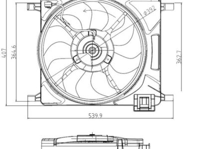 PLEXUS Radiator Fan (RFCV0032)