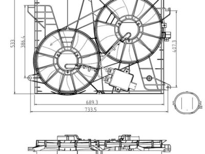 PLEXUS Radiator Fan (RFCV0071)